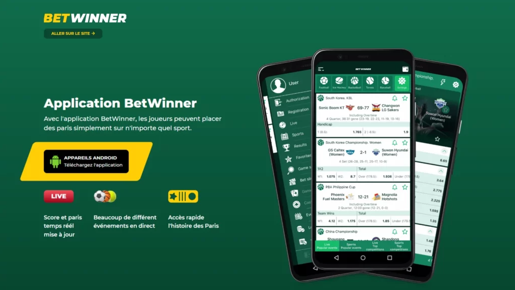 Betwinner Bookmaker  Votre guide ultime pour parier en ligne